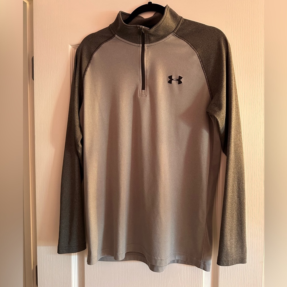 Size S Under Armour grey quarter zip